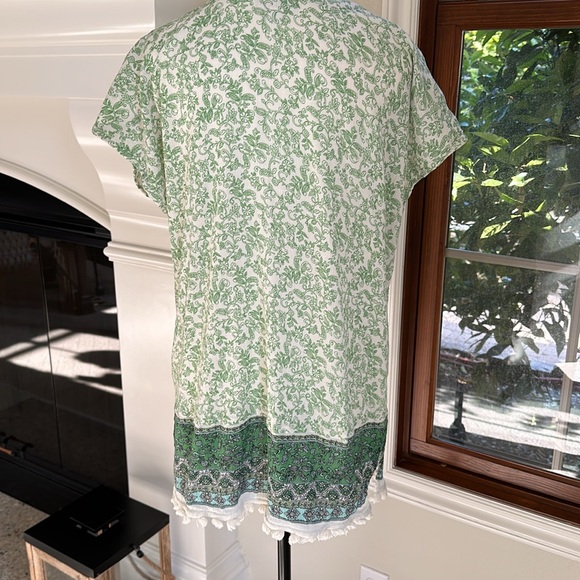 J Jill summer boho tunic Medium EUC - Picture 5 of 9